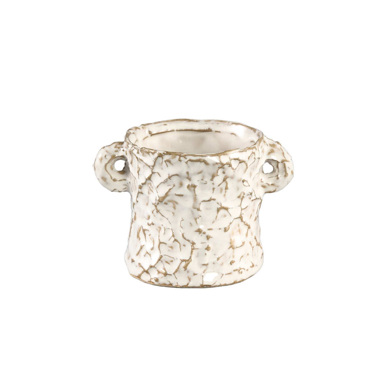 Vaso Desert XS | Vaso in ceramica effetto carta stropicciata - 701957