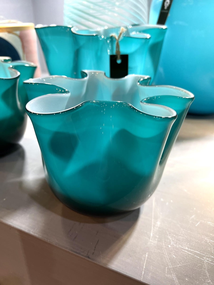 Vaso Drappo Turchese - CONFIG0319