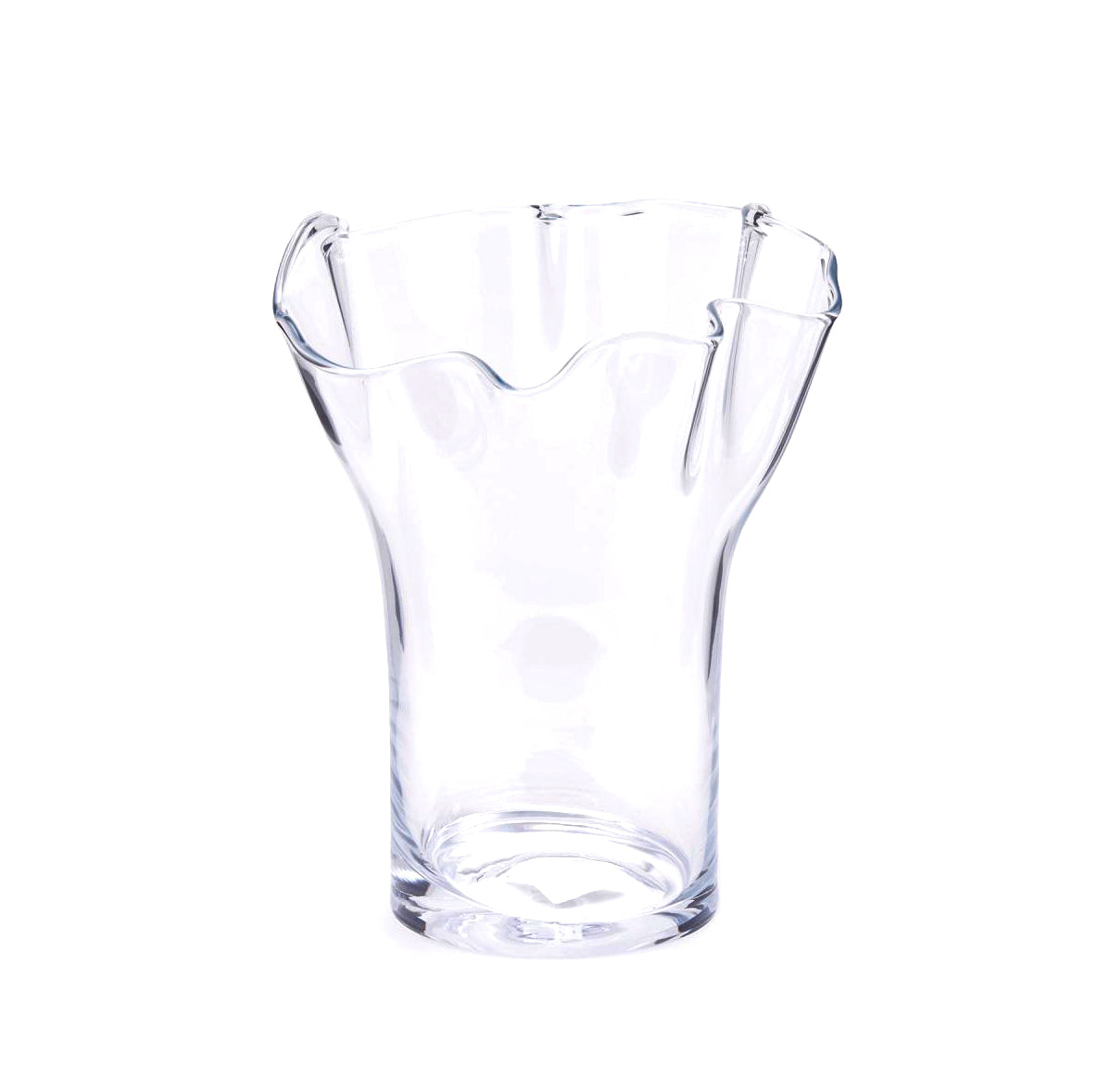 Vaso Drappo in vetro trasparente - 106656