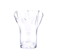 Vaso Drappo in vetro trasparente - 106656