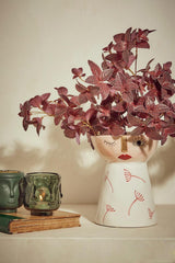 Vaso Viso con fiori H22 - 014227