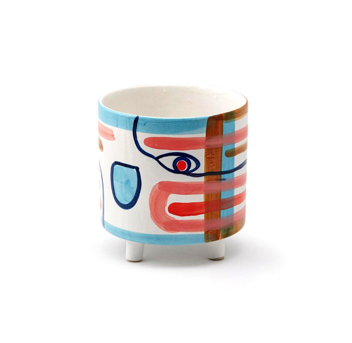 Vaso Faccia Mix su piedini - 014581