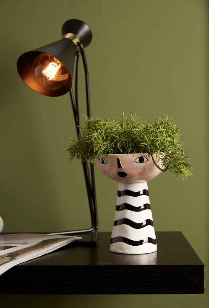 Vaso Faccia zig zag H19 D15 - 015495