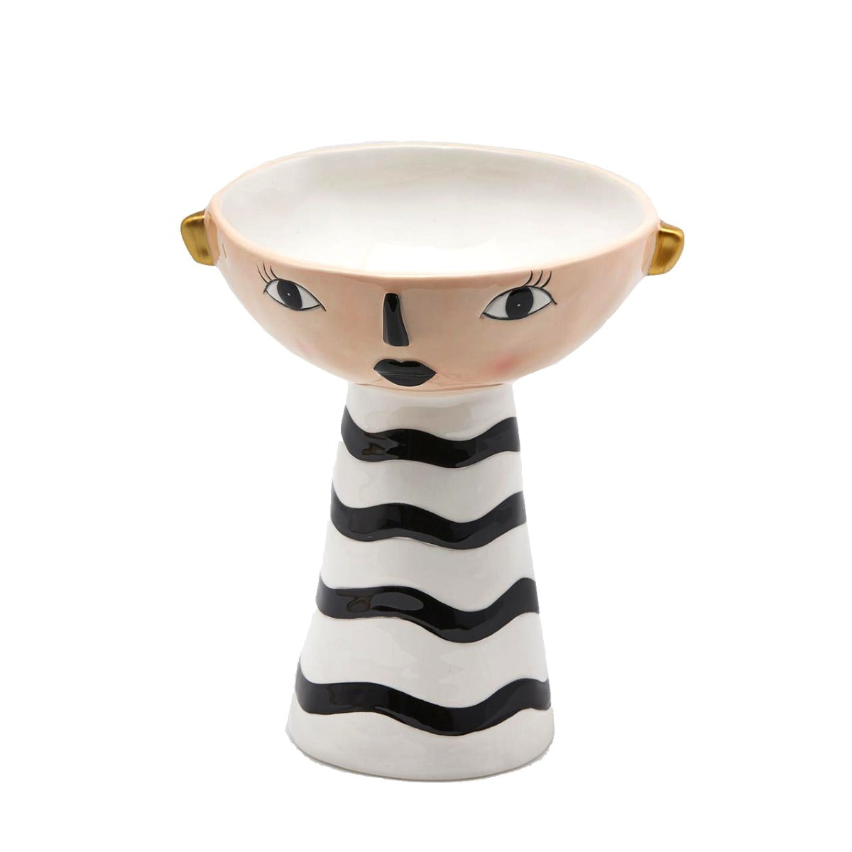 Vaso Faccia zig zag H19 D15 - 015495