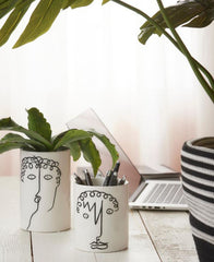 Vaso Faccia stilizzato H14 - 017200