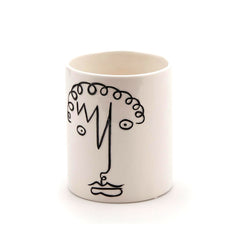 Vaso Faccia stilizzato H14 - 017200