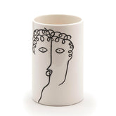 Vaso Faccia stilizzato H17 - 017201