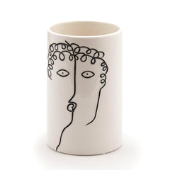 Vaso Faccia stilizzato H17 - 017201