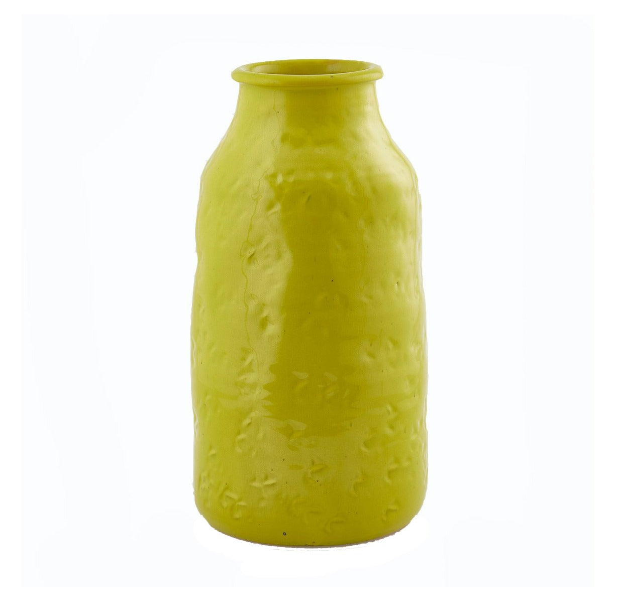 Vaso Fenice Bottiglia Giallo H46 : Vasi in terracotta di design - 013160,20