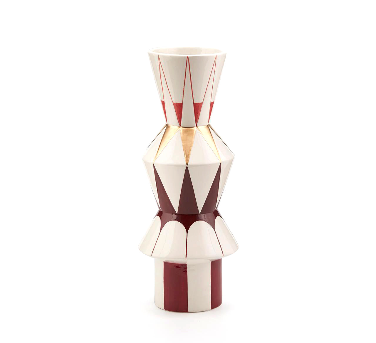 Vaso Geometrie H33 : Vaso geometrico decorativo - 014711