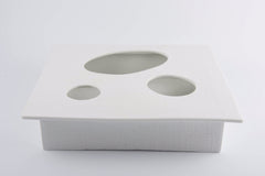 Ciotola Ikebana grande: ciotole ceramica design D&M - AAR4906WH