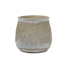 Vaso Jar M : Vaso in cemento effetto sacco - B8120015