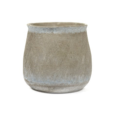 Vaso Jar L : Vaso in cemento effetto sacco - B8120016