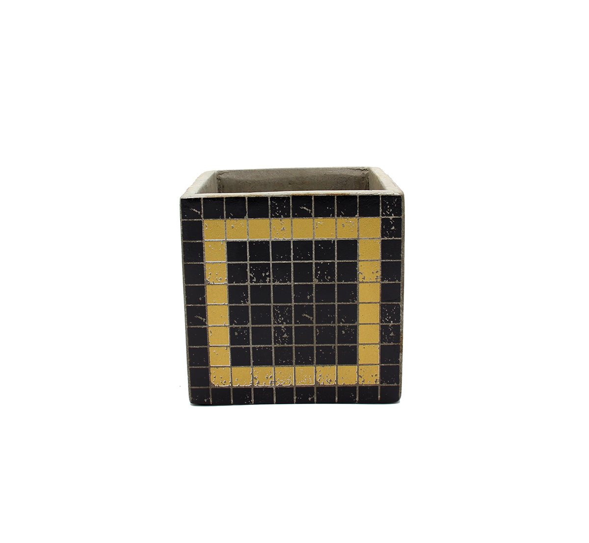 Vaso Marie Mosaico Blue & Gold H15 - B7217097-Blue