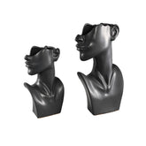 Vaso Jolie Black | Vaso corpo di donna in ceramica - CONFIG0346