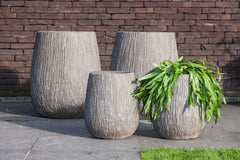 Set Carve: 2 vasi in cemento da esterno D&M - B187DGI