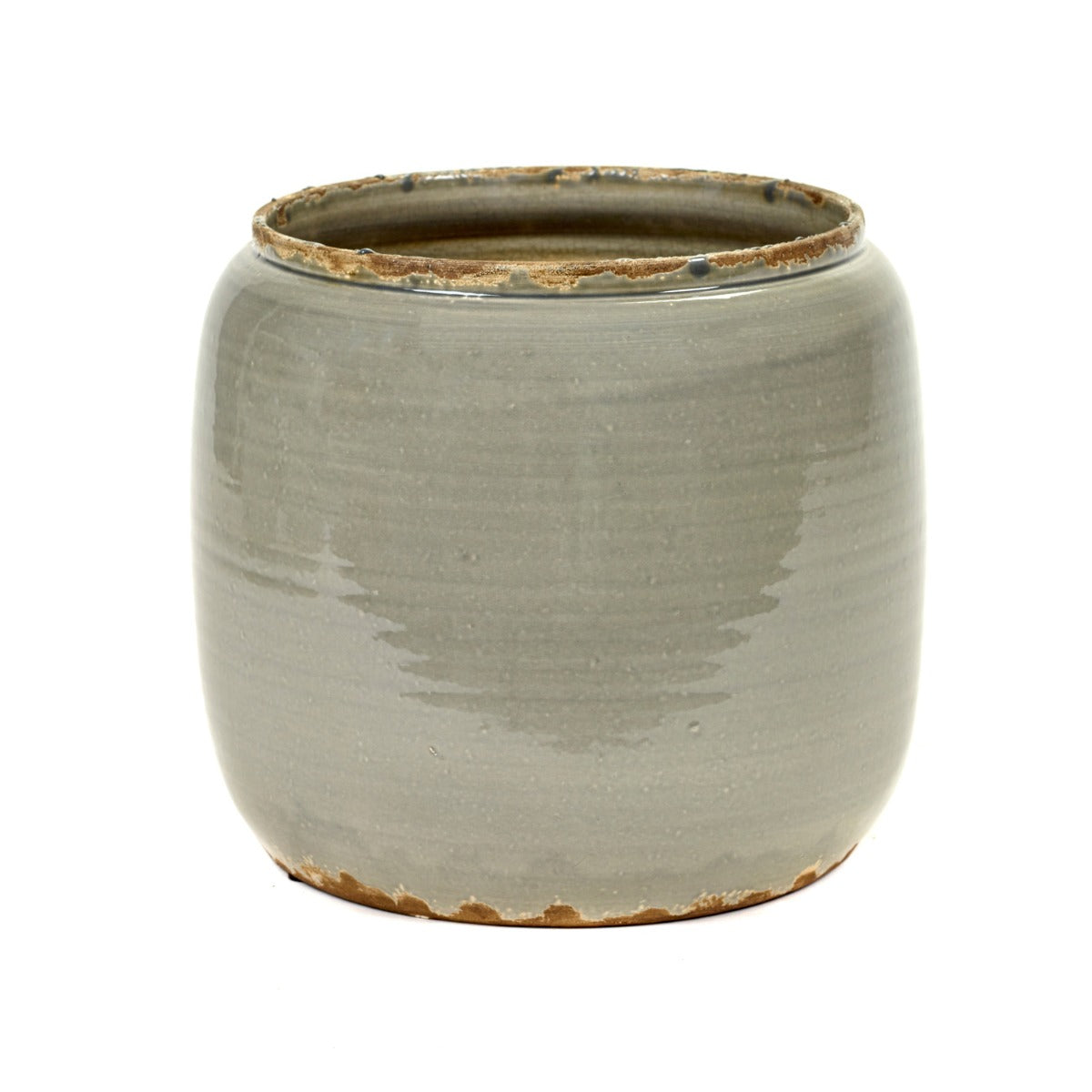 Cachepot Costa L Grigio : Vasi design Serax - B7617108