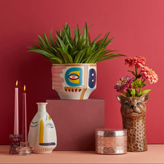 Vaso Faccia Mix basso - 014589