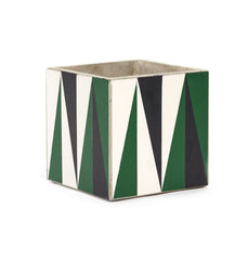 Vaso Marie Black-Green-White H17 : Vasi di design in cemento - B7219638