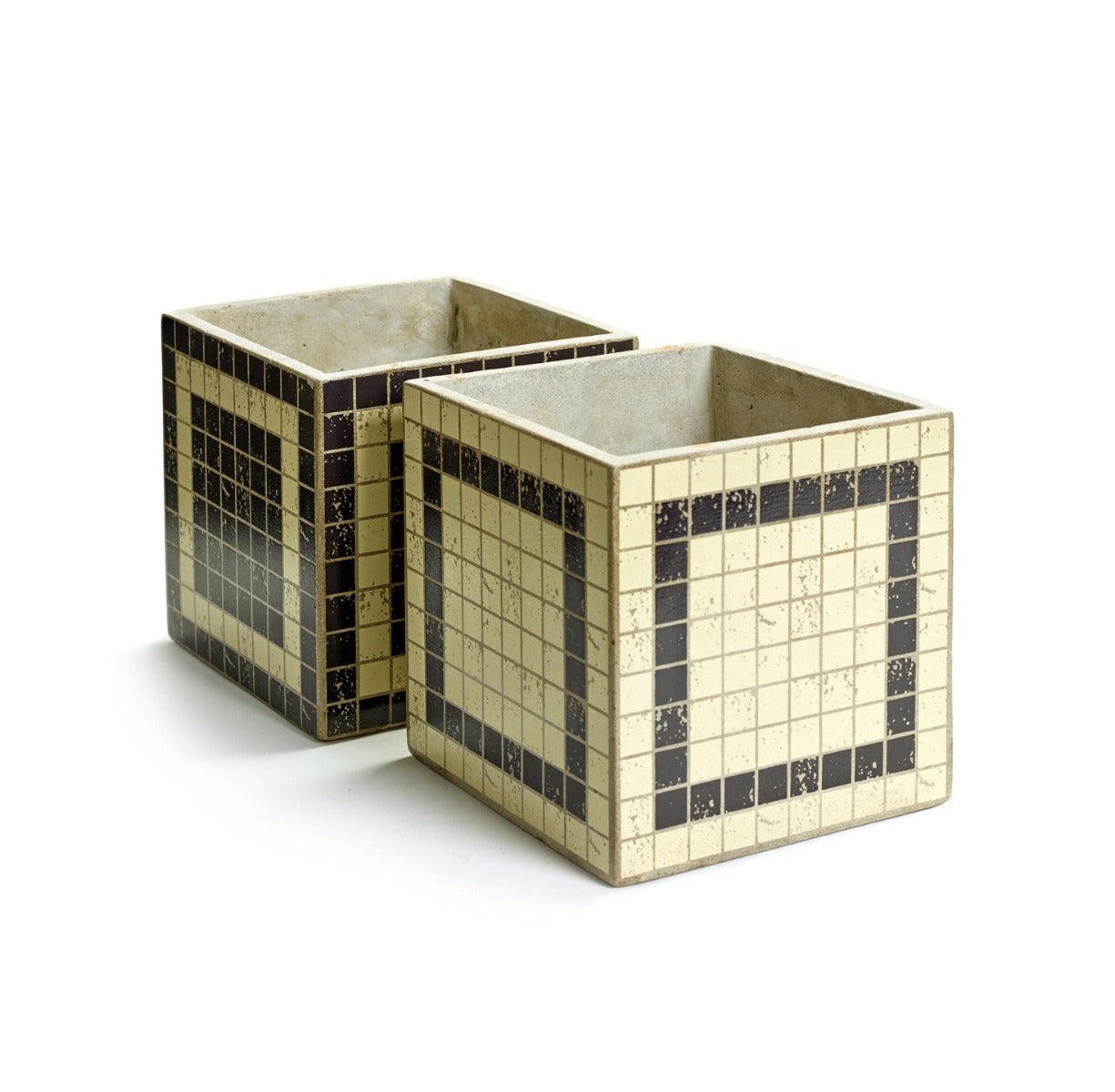 Cachepot Marie Mosaico H17: vasi in cemento Serax - CONFIG0293