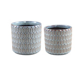 Vaso Tenzin Blue | Vaso in ceramica smaltata blu - CONFIG0272