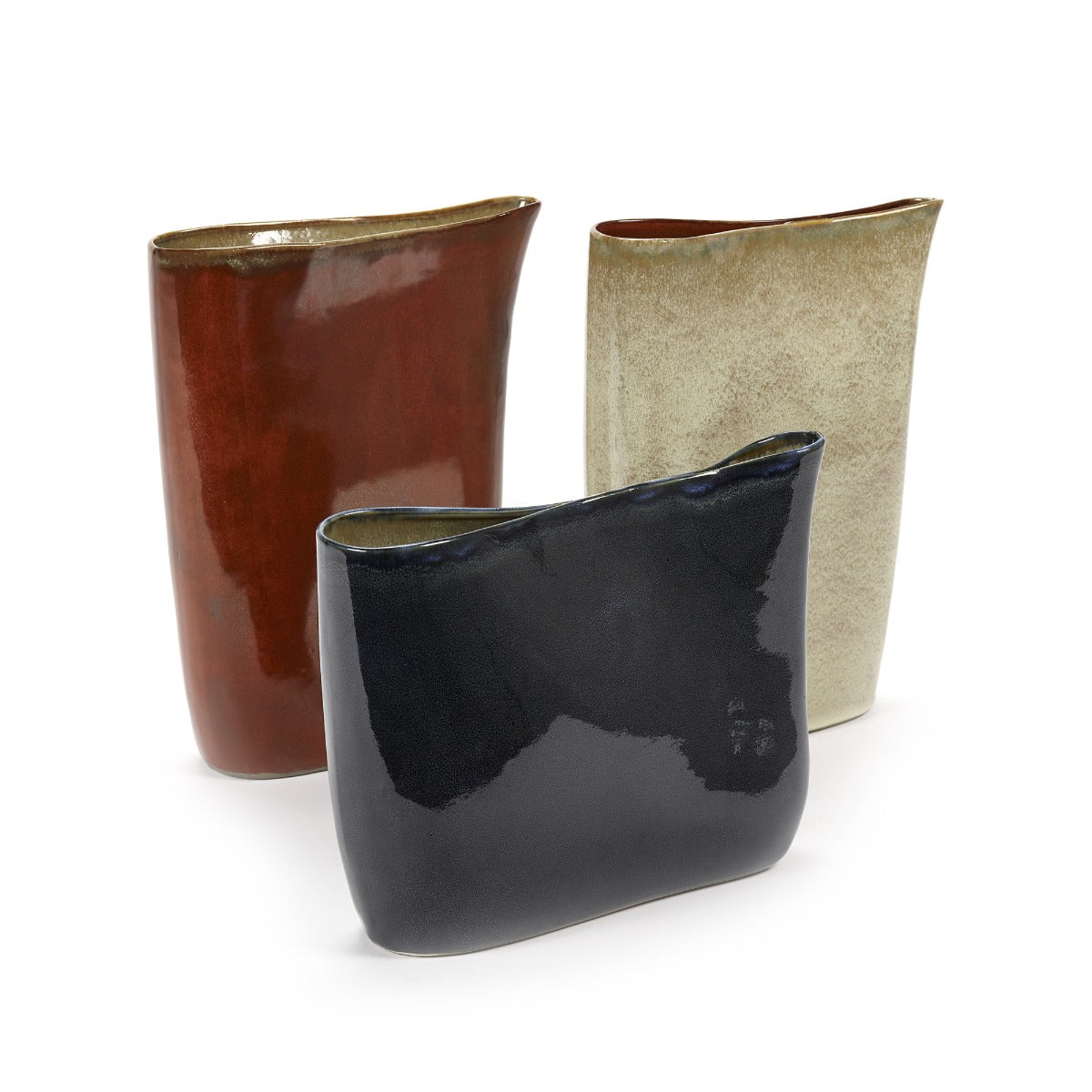 Vaso Basso Blu Terres De Reves | Design Anita Le Grelle - B5119122