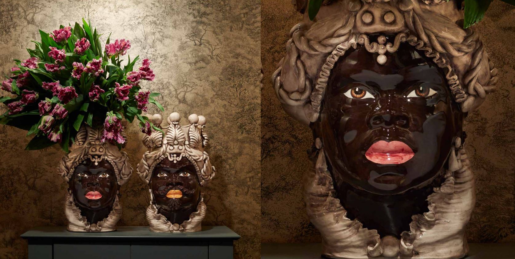 Vaso Moro Man Big Cracklè - 200655-CR