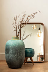 Vaso vintage in ceramica azzurro - CONFIG0136