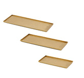 Vassoio Rettangolare Charm Oro - CONFIG0285