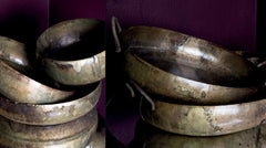 Vassoio Vintage in ferro con manici - CONFIG0282