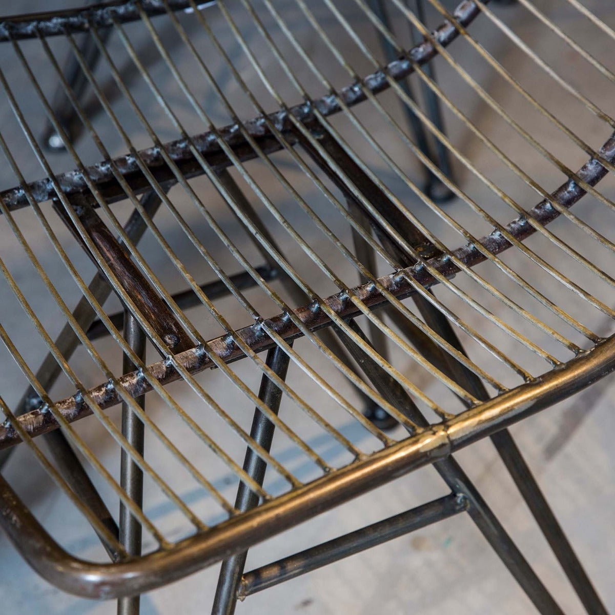 Sedia in metallo Wire : Sedie di design in metallo - 673575