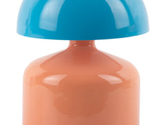 Lampada da Tavolo Funky Impetu Pesca e Blu H15 D10 CM | Lampade Colorate di Design - LM2259OR