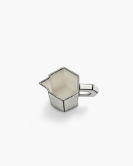 Bricco in Porcellana Biano/Nero - Collezione Carte Blanche - Annebet Philips Per Serax