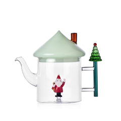 Christmas Tales Teiera Babbo Natale con Tappo a forma di Tetto Ichendorf Milano