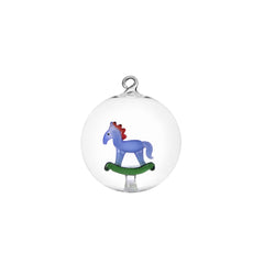Palla di Natale Cavallo a Dondolo collezione Schiaccianoci Ichendorf Milano