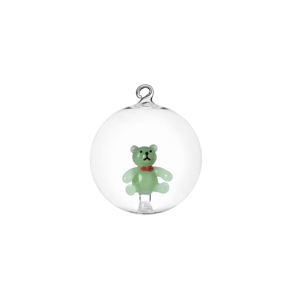 Palla di Natale Orsacchiotto Verde collezione Schiaccianoci Ichendorf Milano