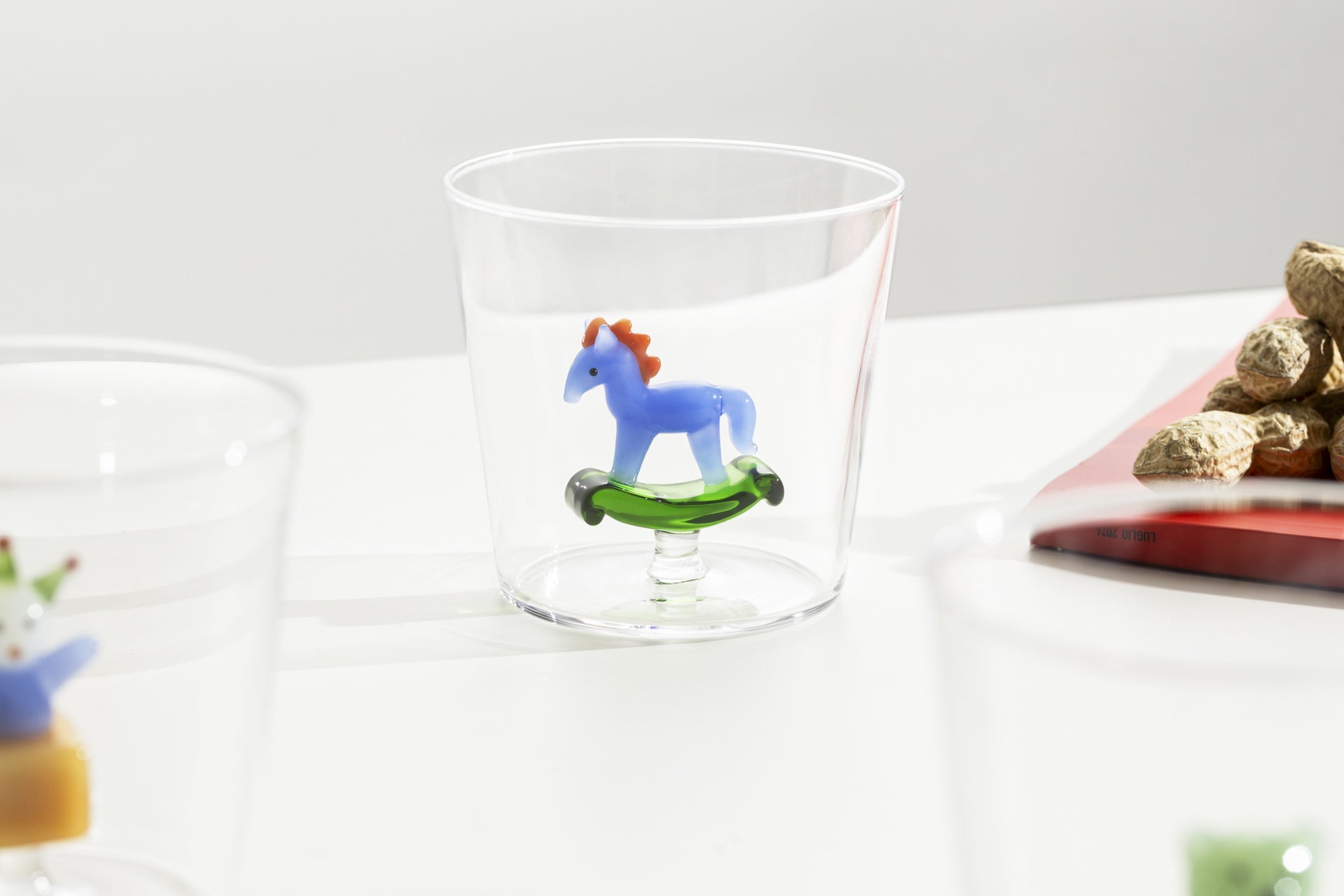 Bicchiere Tumbler Cavallo a Dondolo – Collezione Schiaccianoci Ichendorf Milano