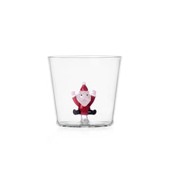 Crhistmas Tales Bicchiere Tumbler Babbo Natale che Salta Ichendorf Milano