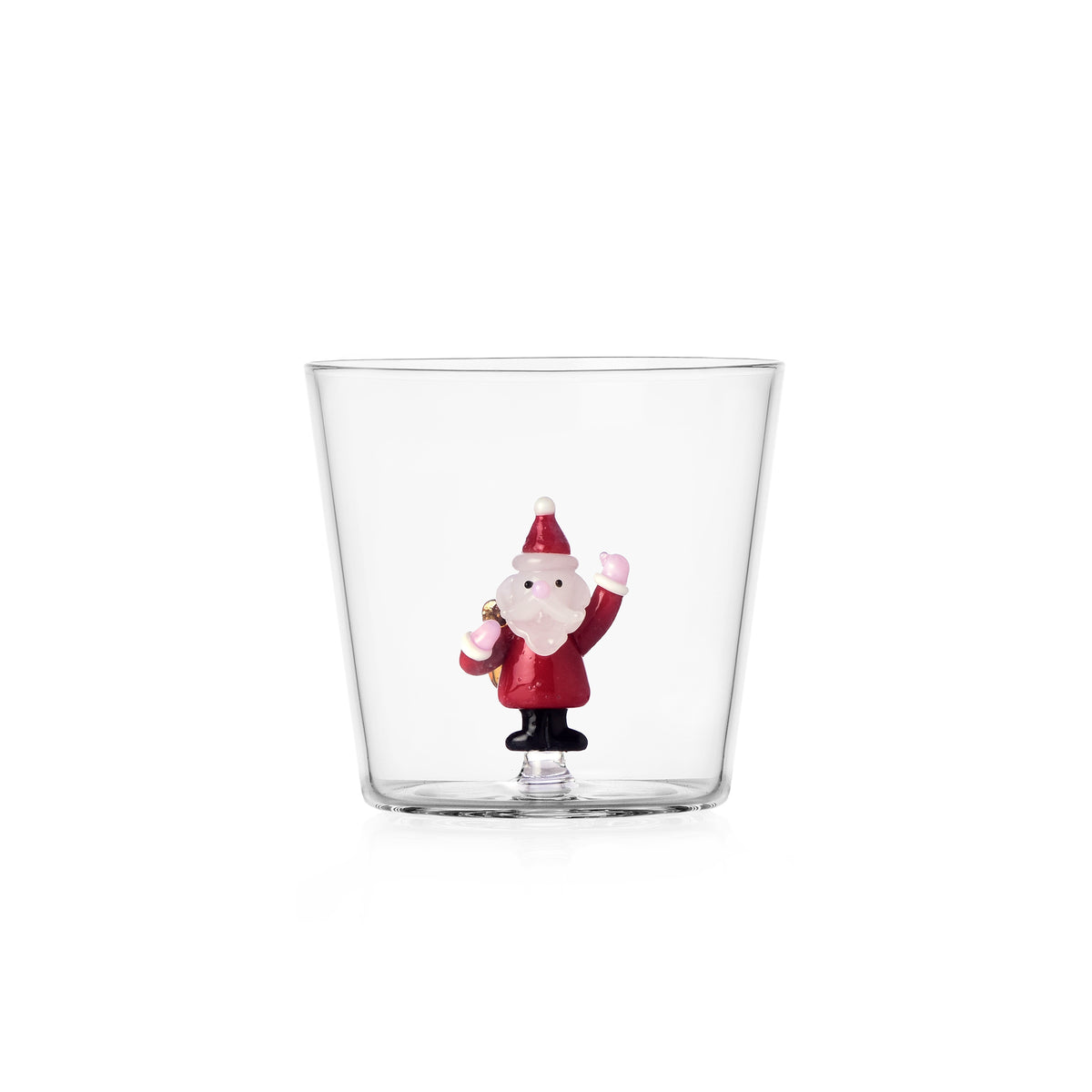 Crhistmas Tales Bicchiere Tumbler Babbo Natale con Sacco Ichendorf Milano