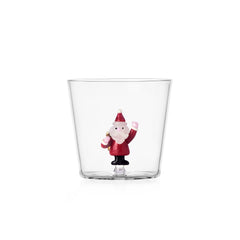 Crhistmas Tales Bicchiere Tumbler Babbo Natale con Sacco Ichendorf Milano