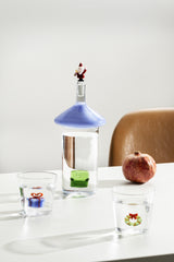 Crhistmas Tales Bicchiere Tumbler Pacco Regalo Azzurro Ichendorf Milano