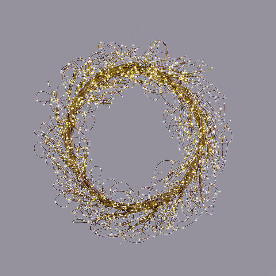 EDG - Enzo De Gasperi Corona LED Lumiere – 1800 Microled Luce Calda Ø75 cm