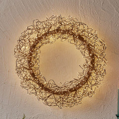 EDG - Enzo De Gasperi Corona LED Lumiere – 1800 Microled Luce Calda Ø75 cm