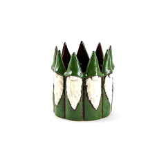 Vaso Cachepot Gnomo Verde H14,5 cm D14,5 cm - EDG Enzo De Gasperi