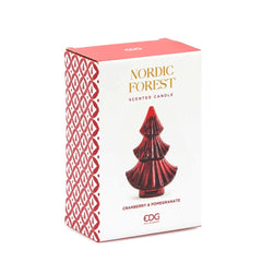 EDG - Enzo De Gasperi Candela Forest Albero di Natale Rosso H20