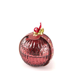 Candela Profumata in Sfera di Vetro Rosso D11 EDG – Fragranza Princess of the Night
