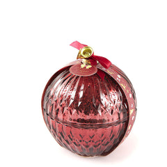 Candela Profumata in Sfera di Vetro Rosso D13 EDG – Fragranza Princess of the Night