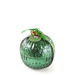 Candela Profumata in Sfera di Vetro Verde D11 EDG – Fragranza GreenWood Breeze