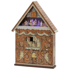 EDG Enzo De Gasperi Decoro Casetta Dell'Avvento Musica e Movimento H62 L39 P11