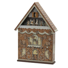 EDG Enzo De Gasperi Decoro Casetta Dell'Avvento Musica e Movimento H62 L39 P11